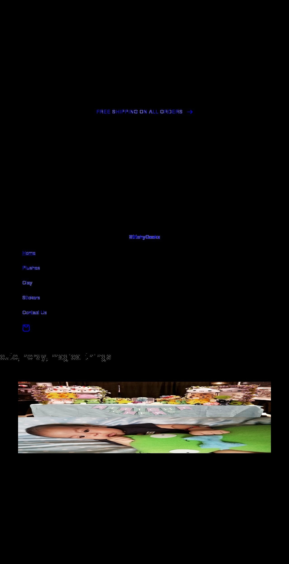 stitchygeeks.com shopify website screenshot