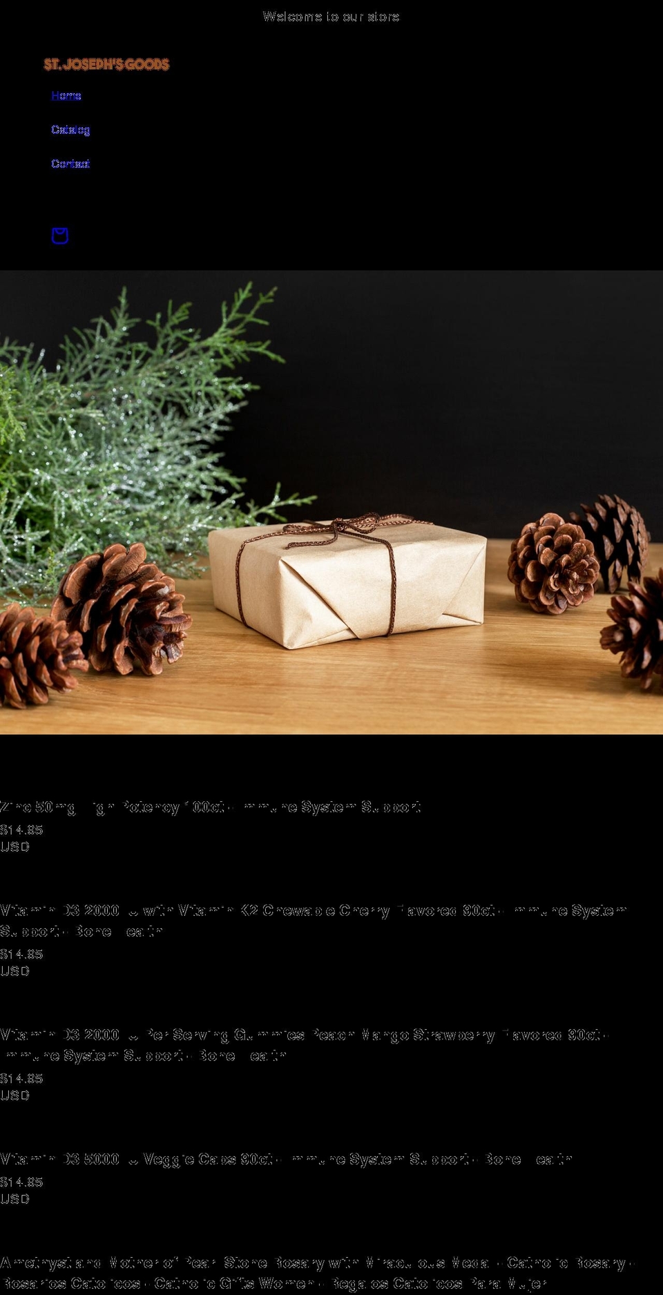 stjosephsgoods.com shopify website screenshot