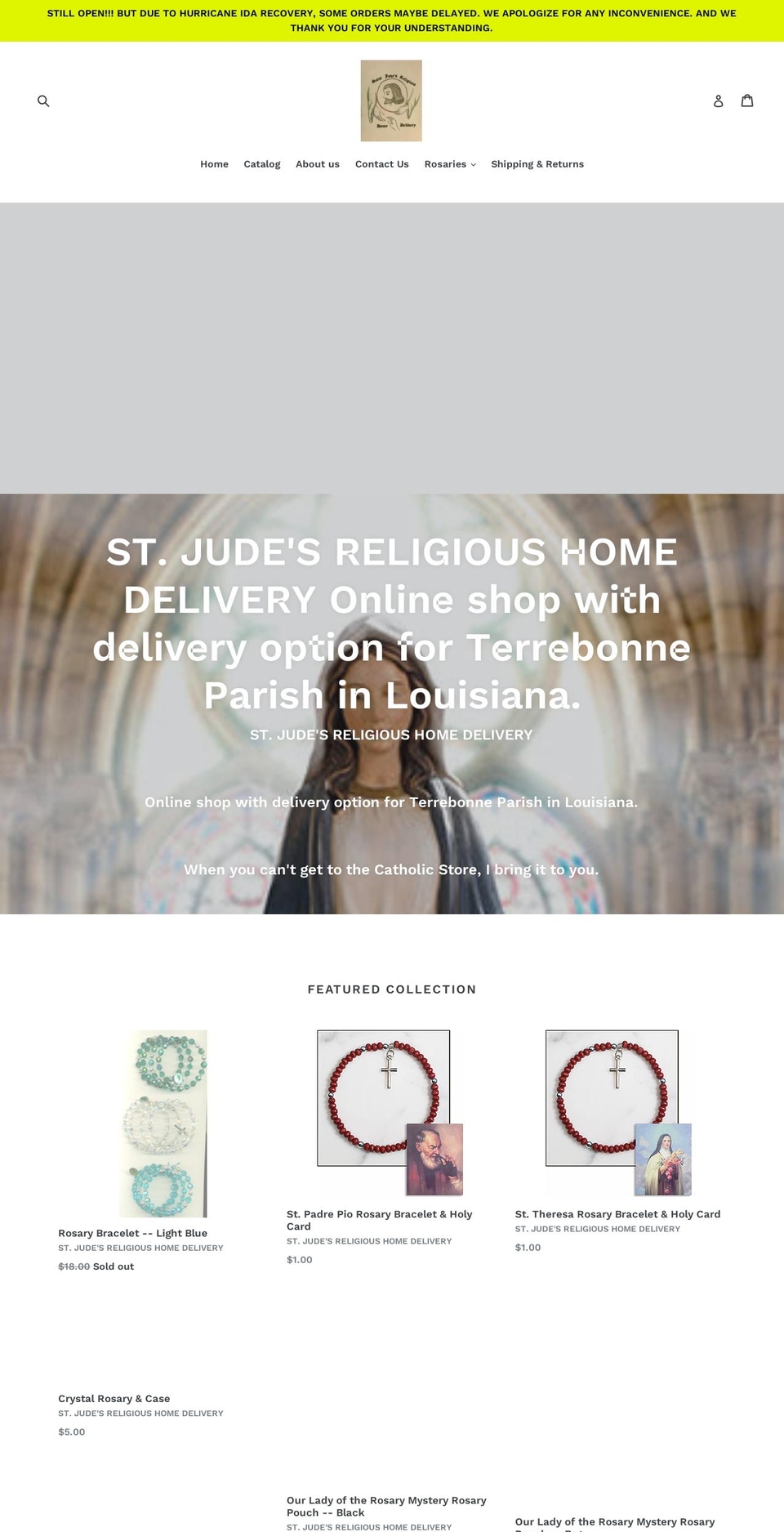 stjudesdelivery.com shopify website screenshot