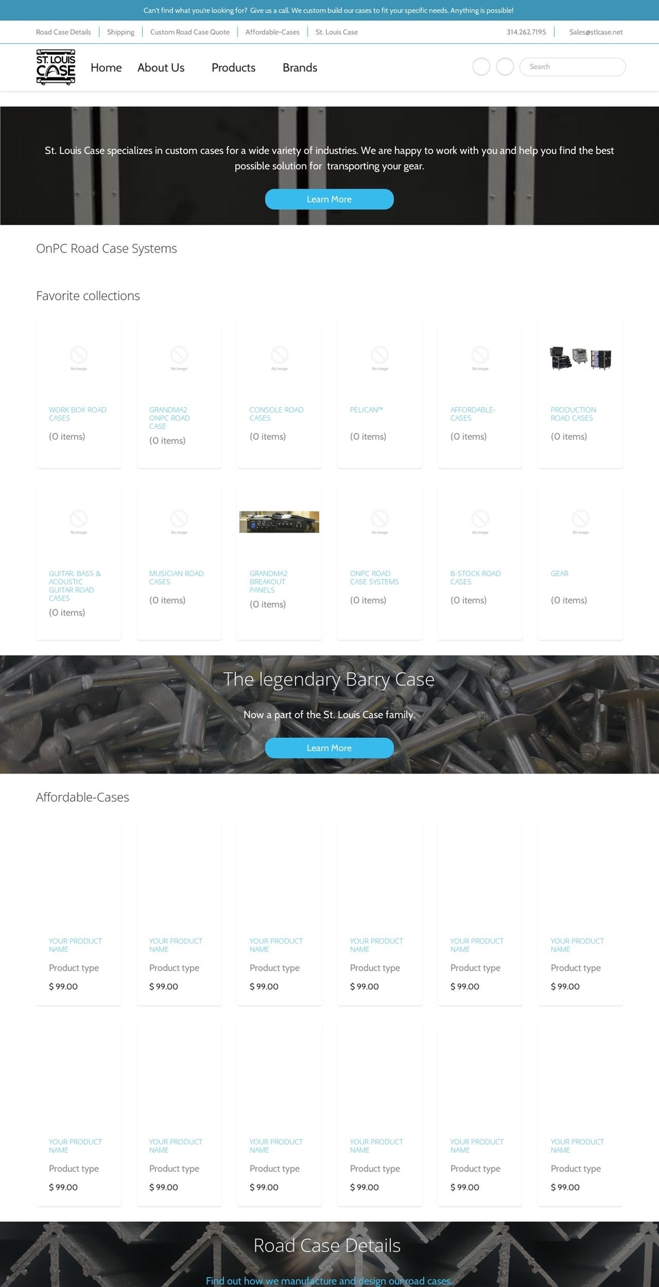 stlcase.net shopify website screenshot