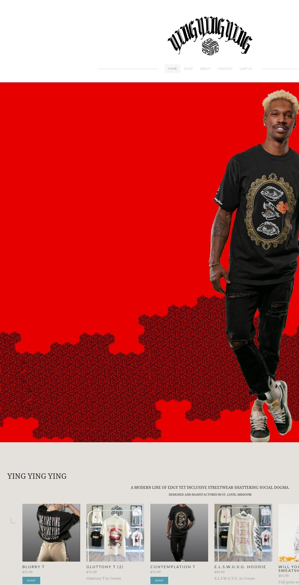 stlstreetwear.com — Shopify storefront screenshot