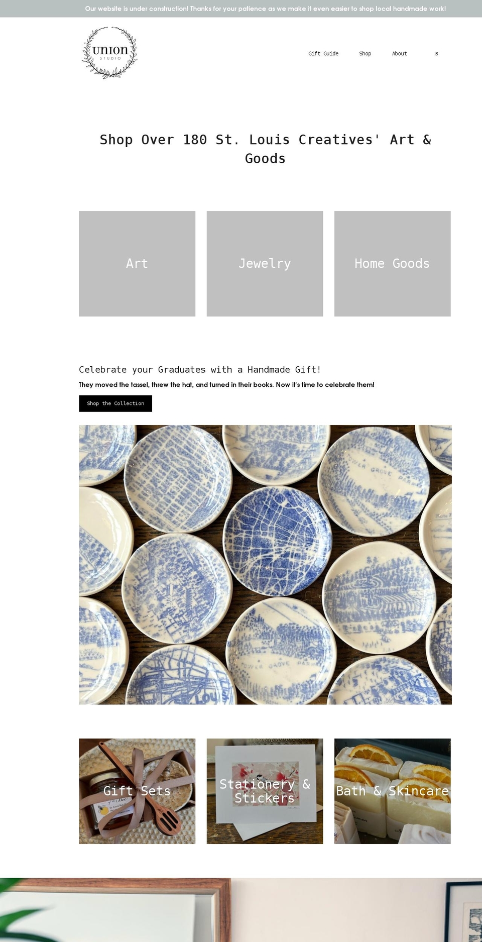 stlunionstudio.com shopify website screenshot