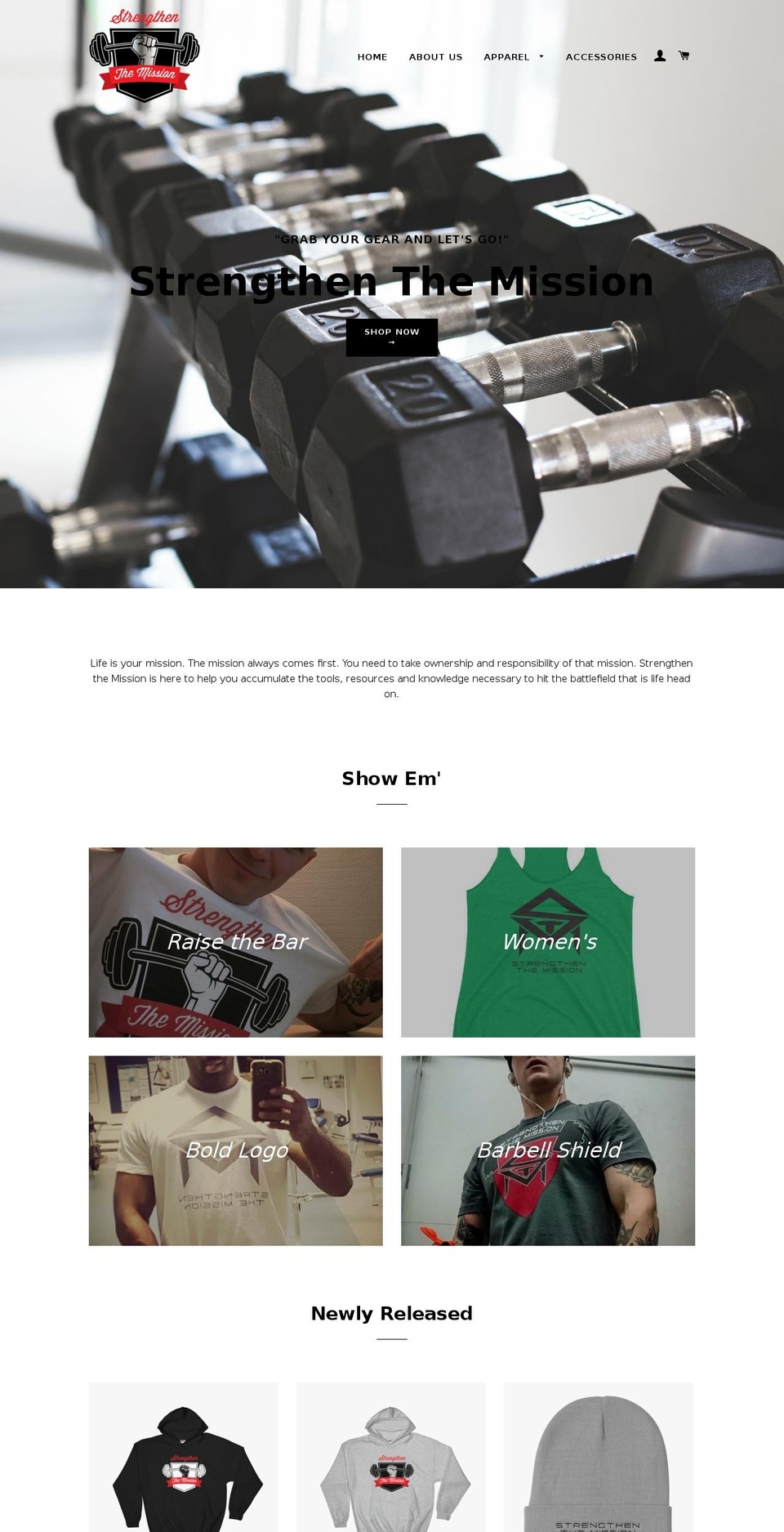 stmapparel.com — Shopify storefront screenshot