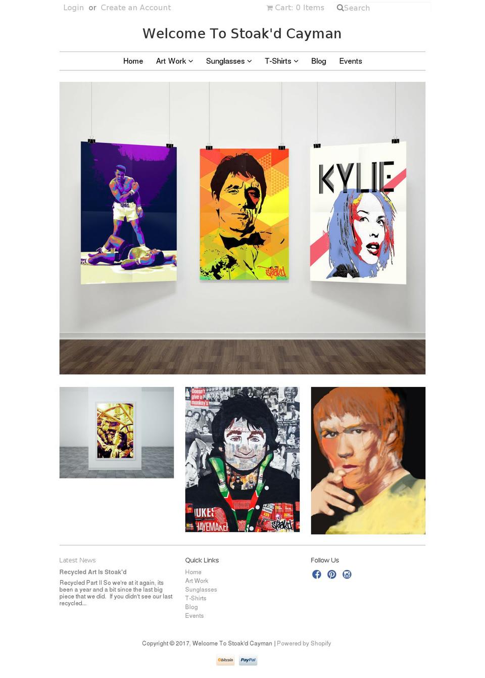 stoakdcayman.com shopify website screenshot
