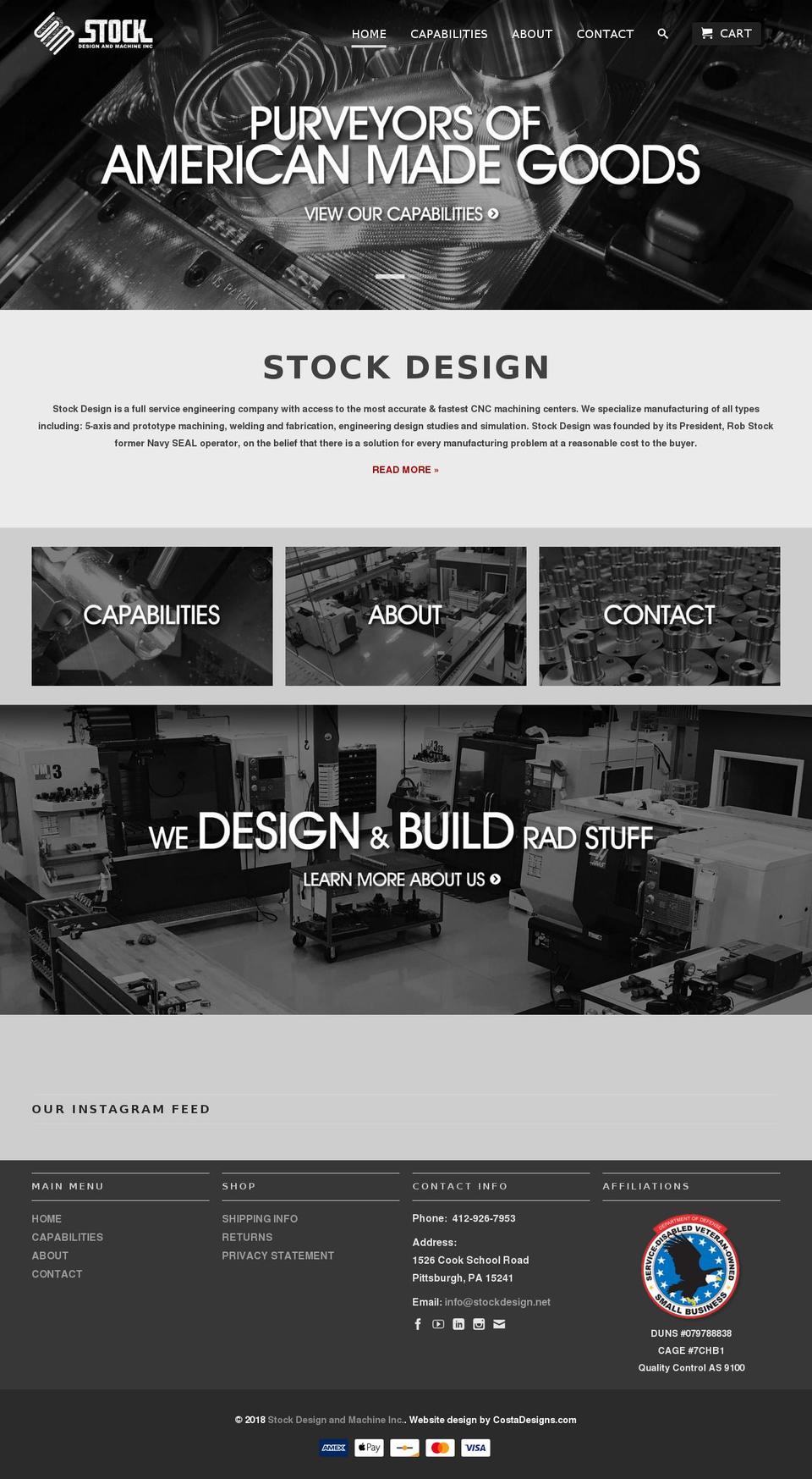 stockdesign.net shopify website screenshot