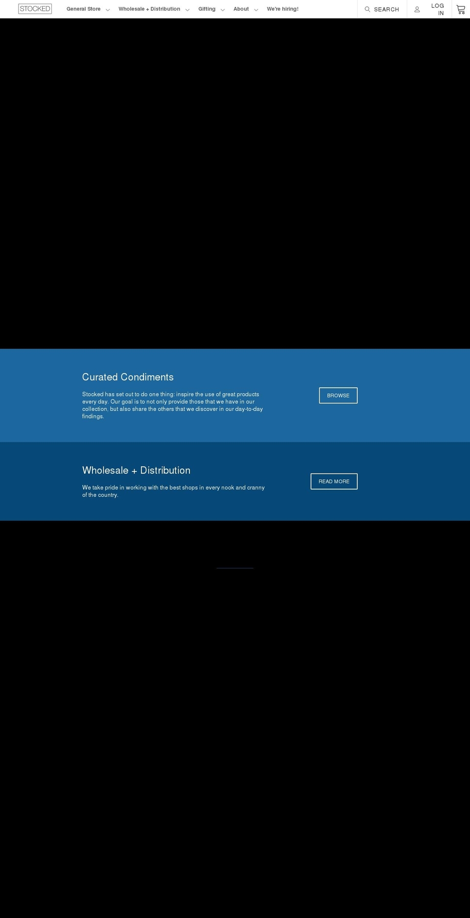 stockedgeneral.com shopify website screenshot
