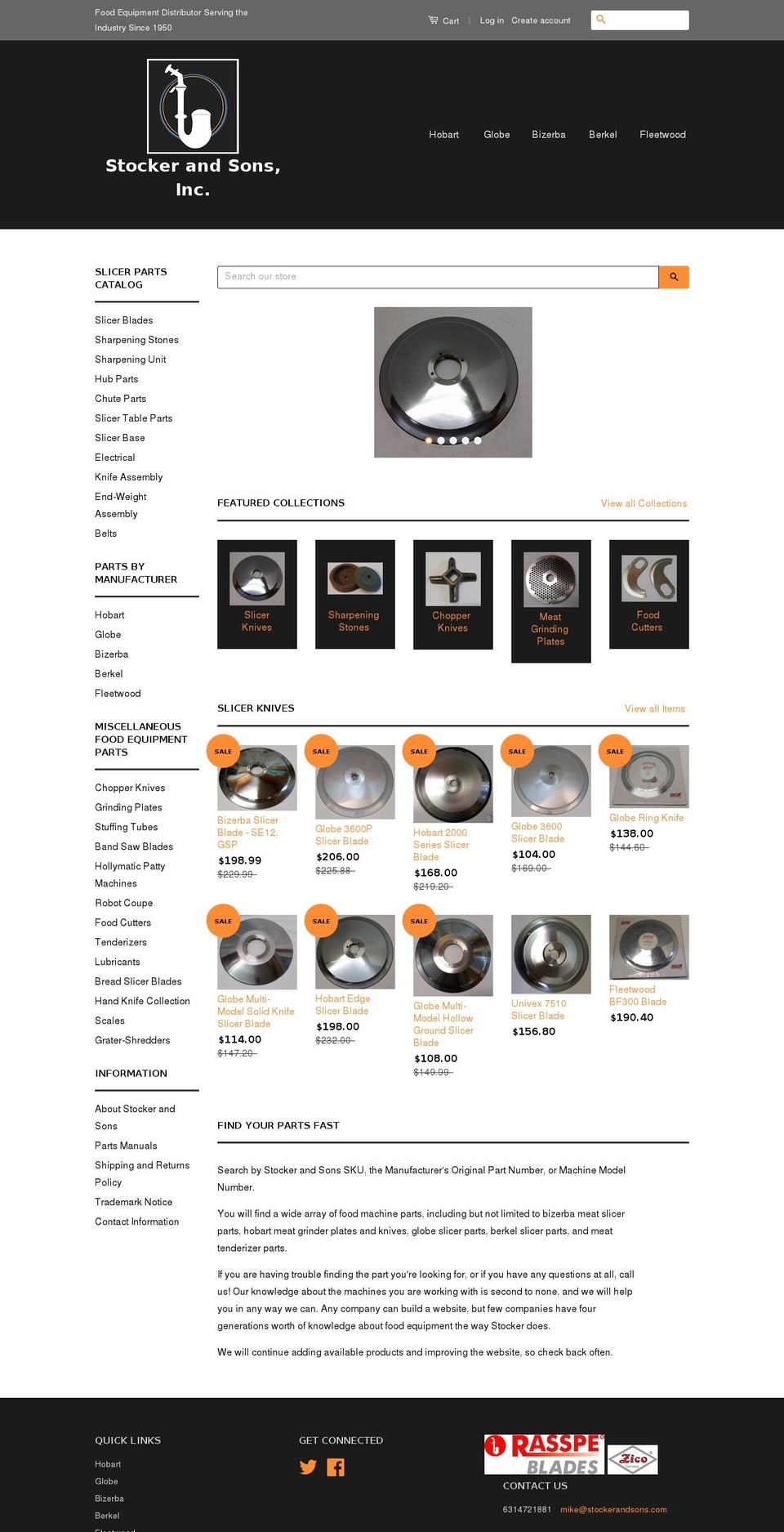 stockerandsons.com shopify website screenshot