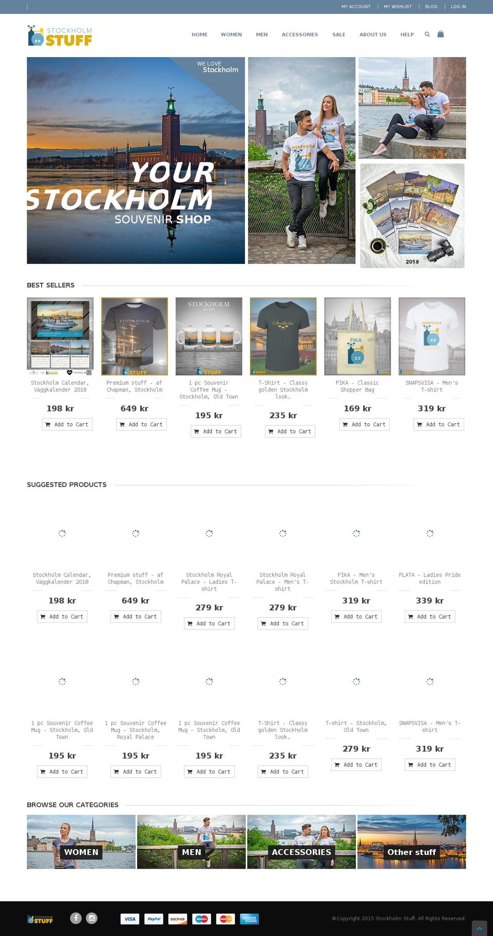 stockholmstuff.com — Shopify storefront screenshot