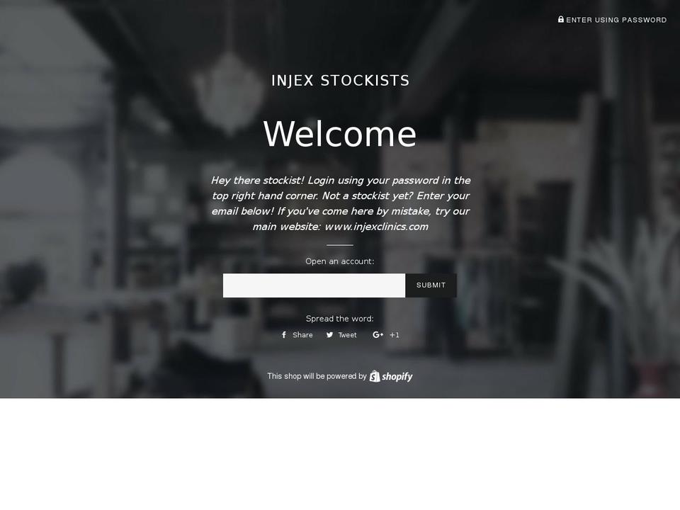 stockinjex.com — Shopify storefront screenshot