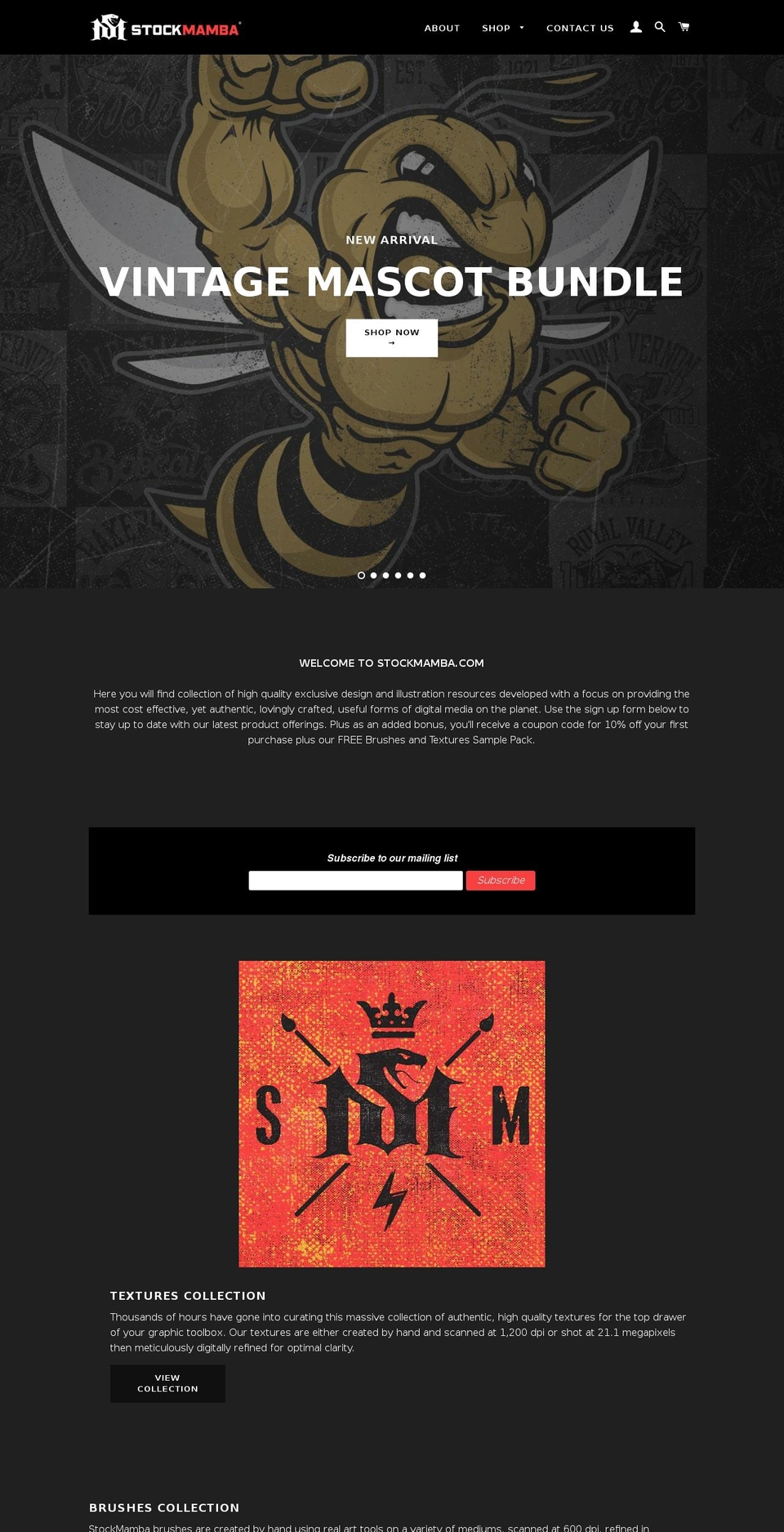 stockmamba.com — Shopify storefront screenshot