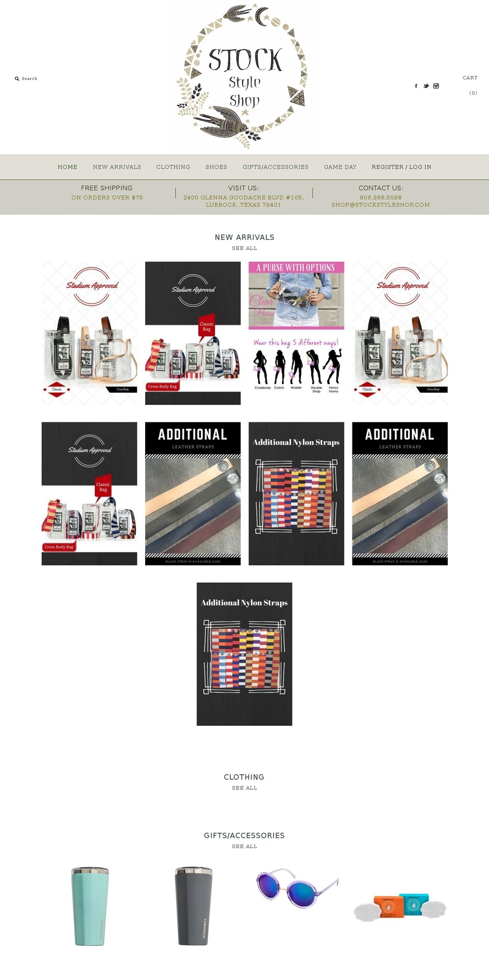 stockstyleshop.com shopify website screenshot