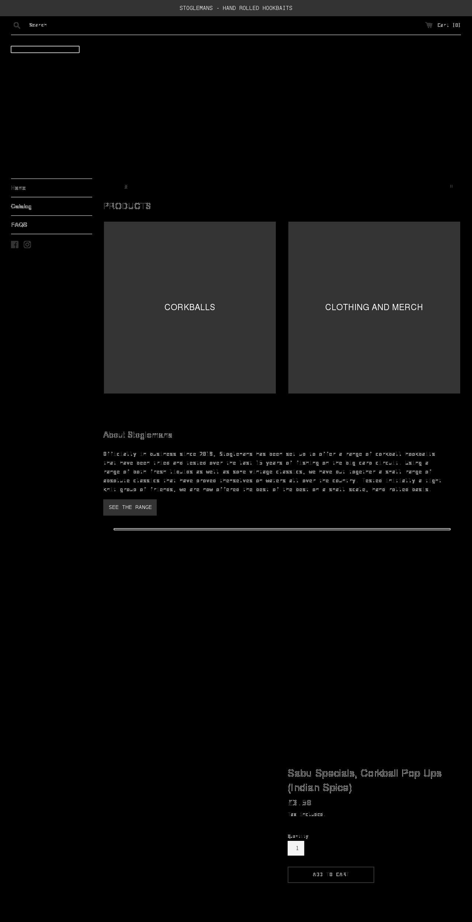 stoglemanshookbaits.com shopify website screenshot