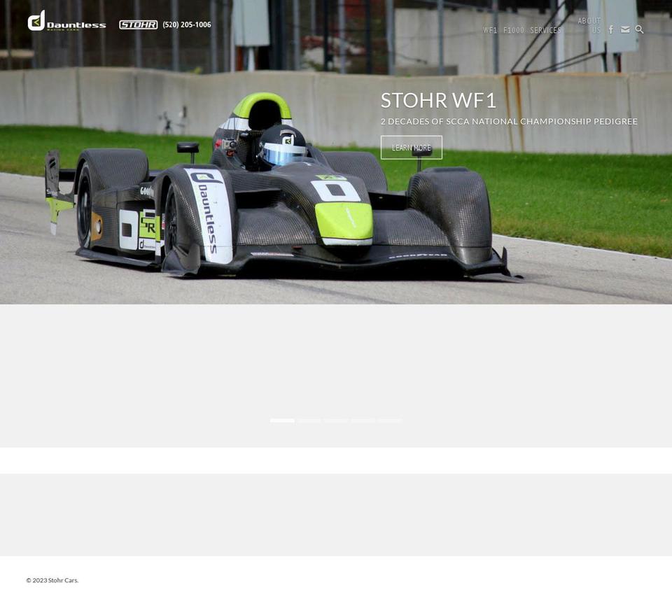 stohrcars.com shopify website screenshot