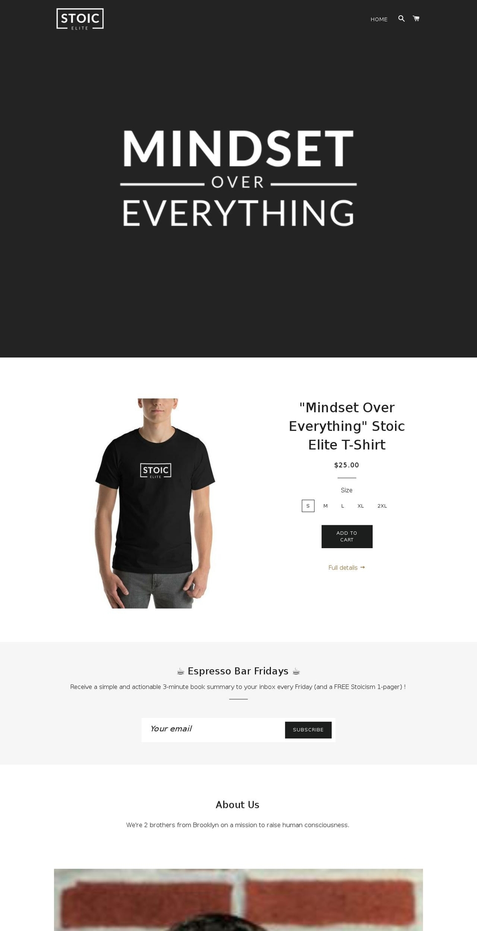 stoicelite.com — Shopify storefront screenshot