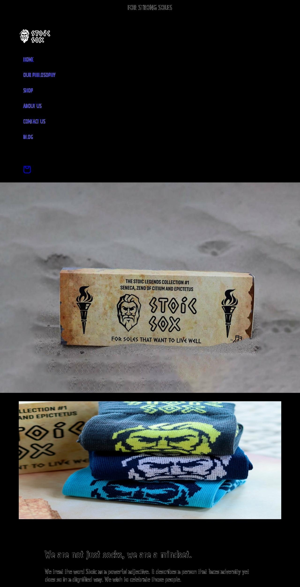 stoicsox.com shopify website screenshot