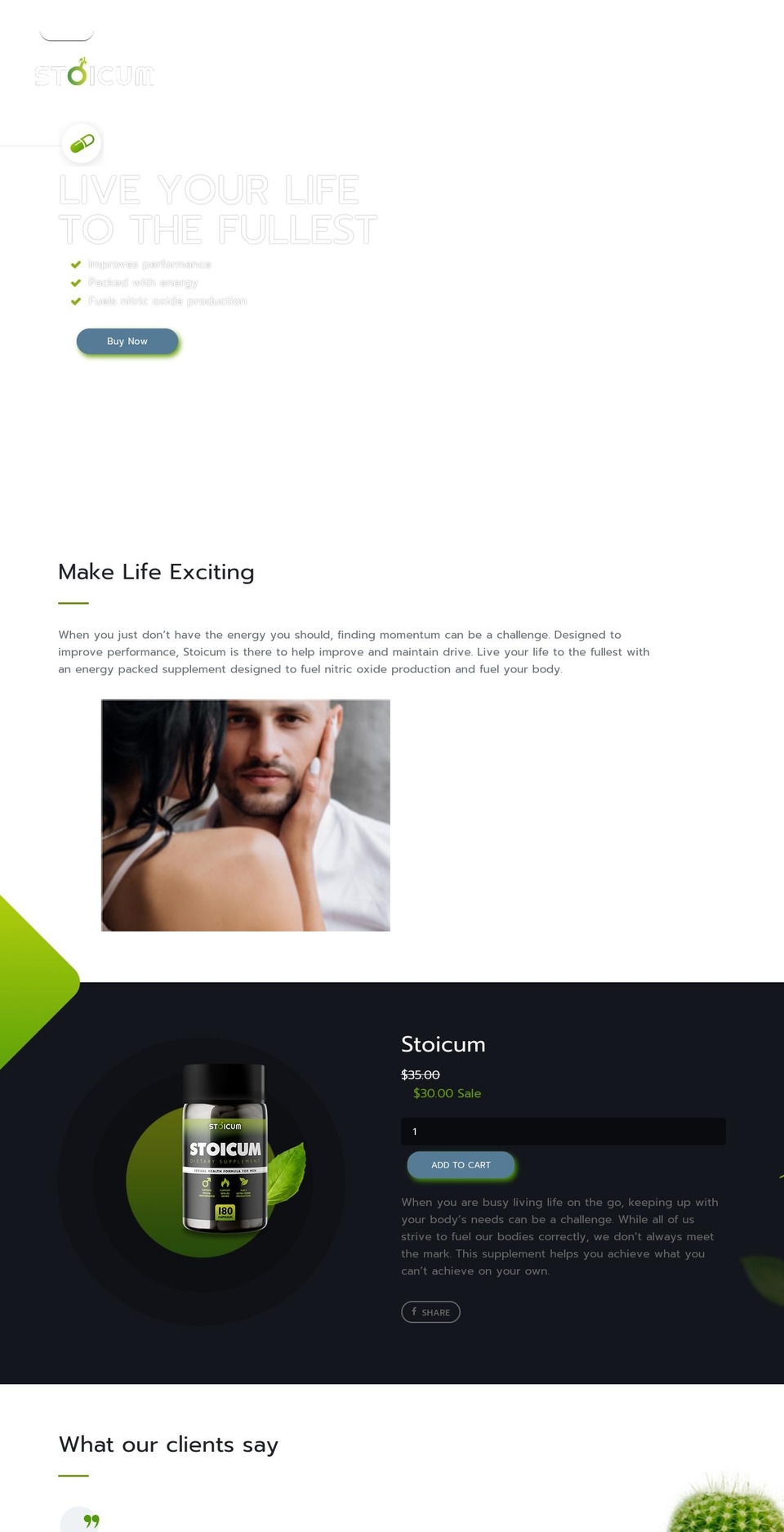 stoicum.com shopify website screenshot