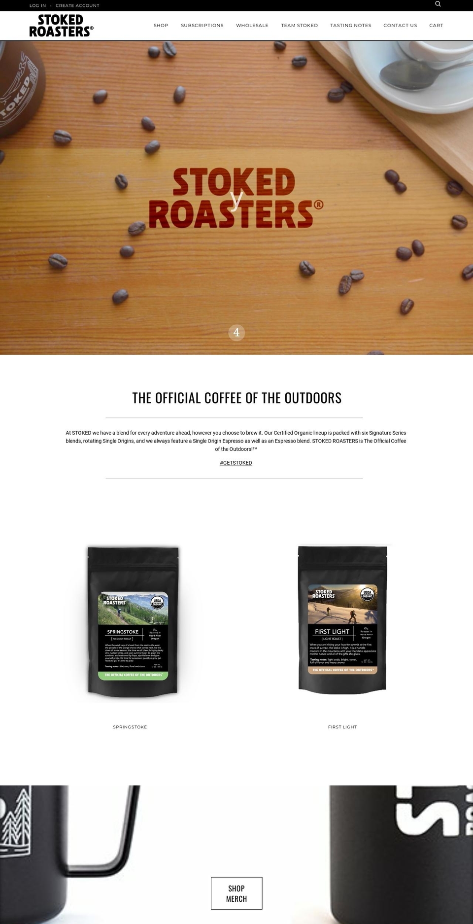stoked-roasters-and-coffeehouse.myshopify.com shopify website screenshot