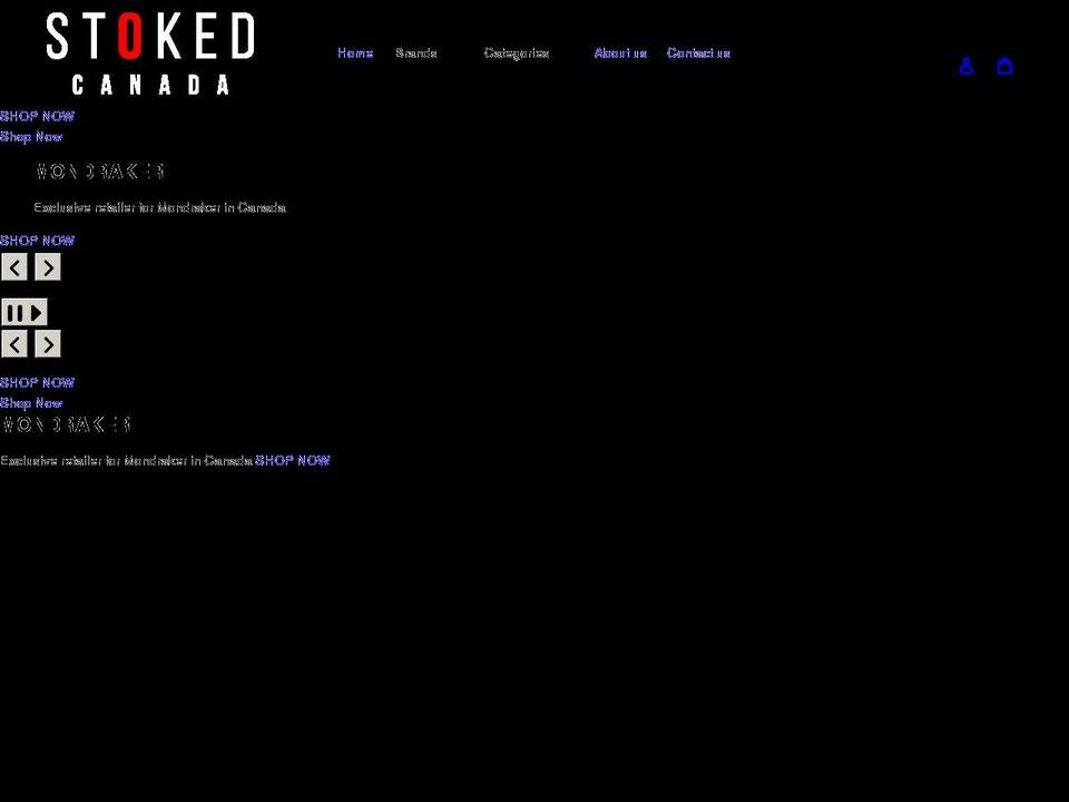 stokedcanada.com shopify website screenshot