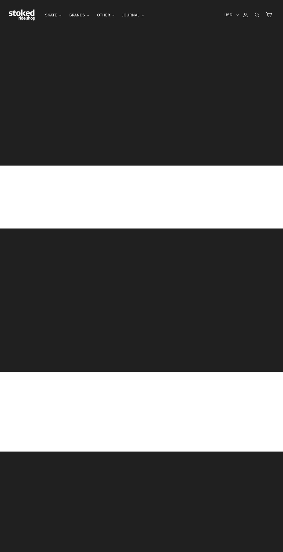 stokesnowboards.com shopify website screenshot