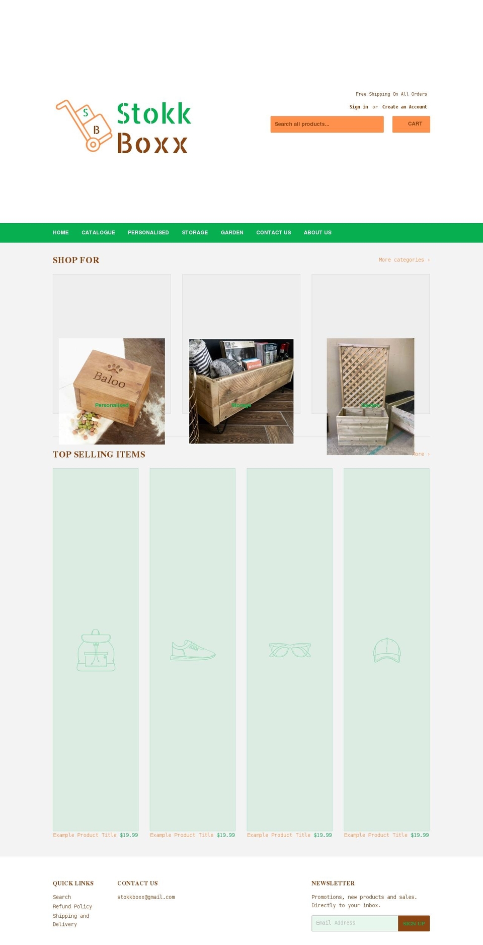 stokkboxx.com shopify website screenshot