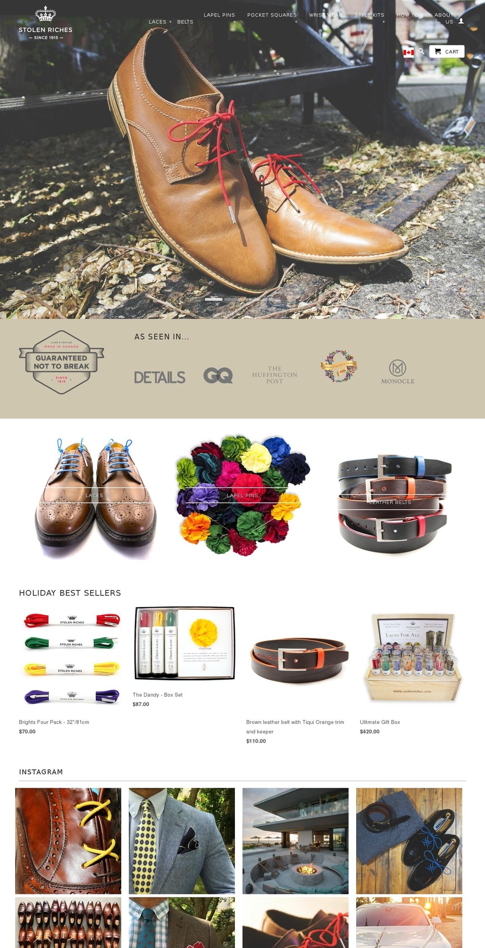 stolenriches.com shopify website screenshot