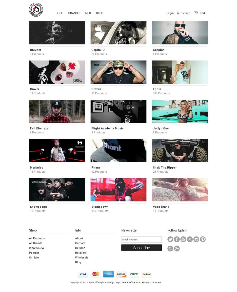 stompdownstickers.com shopify website screenshot
