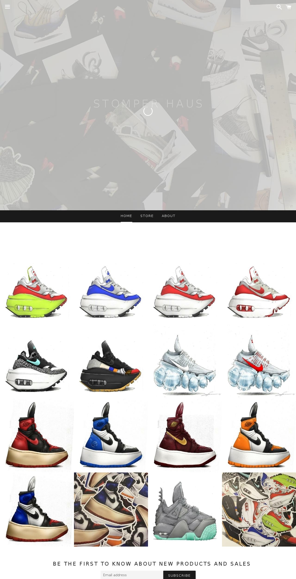 stomperhaus.com shopify website screenshot