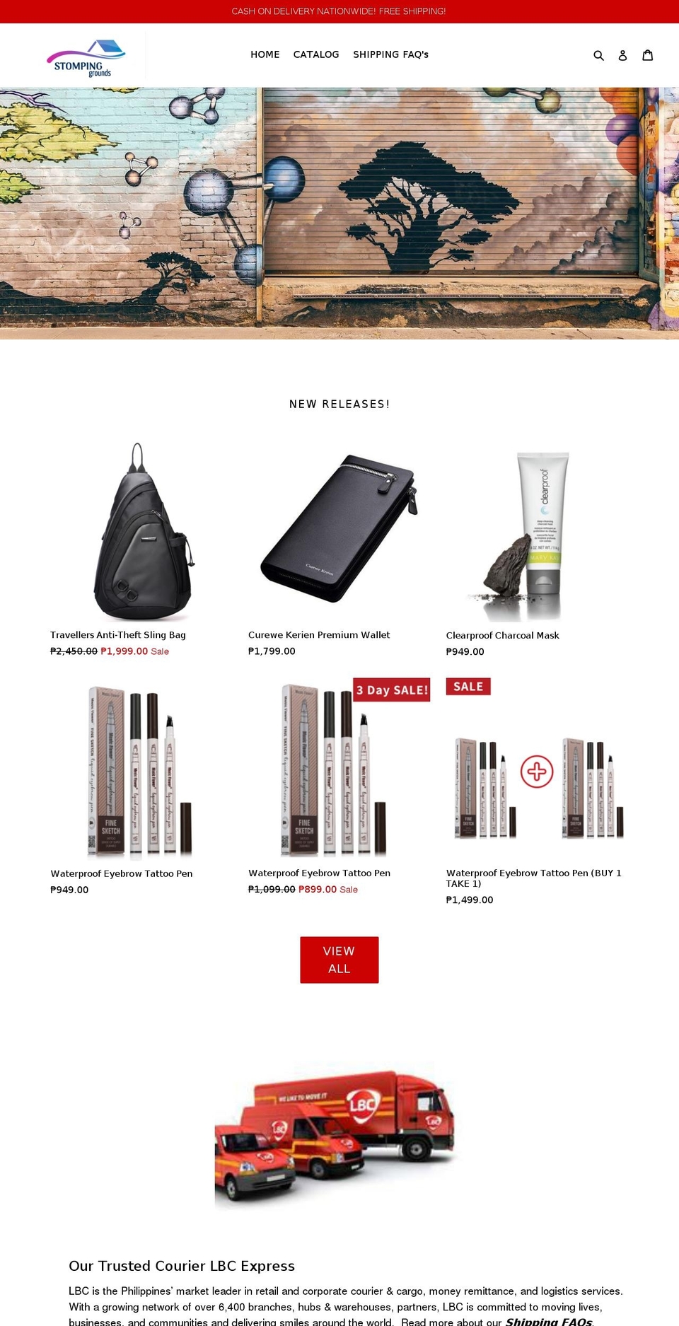 stomping-grounds.com — Shopify storefront screenshot