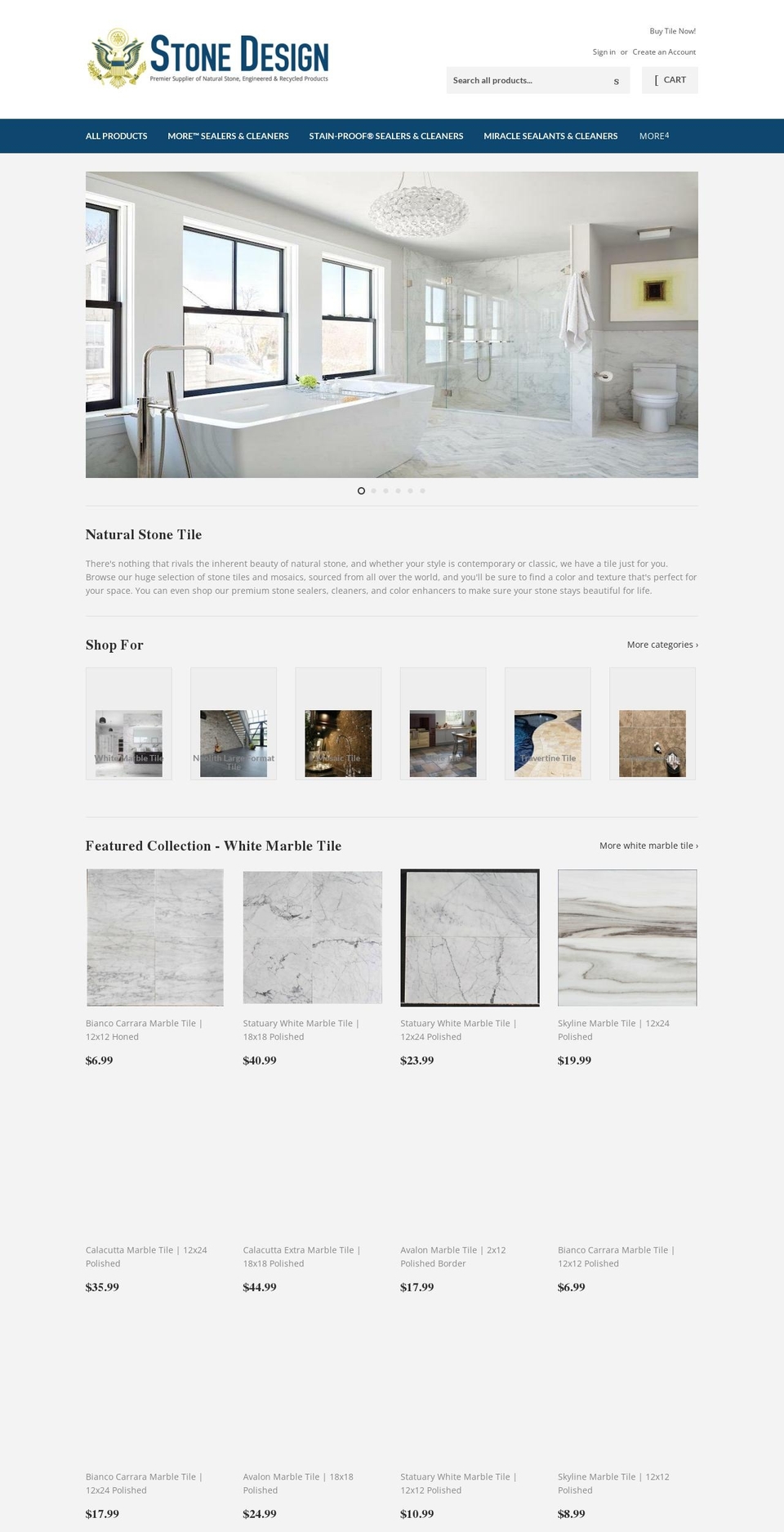 stone-design-inc.myshopify.com shopify website screenshot
