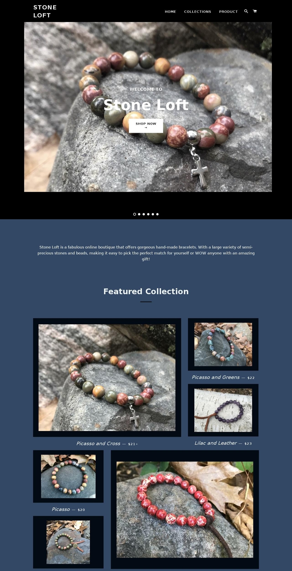 stone-loft-jewelry.com — Shopify storefront screenshot
