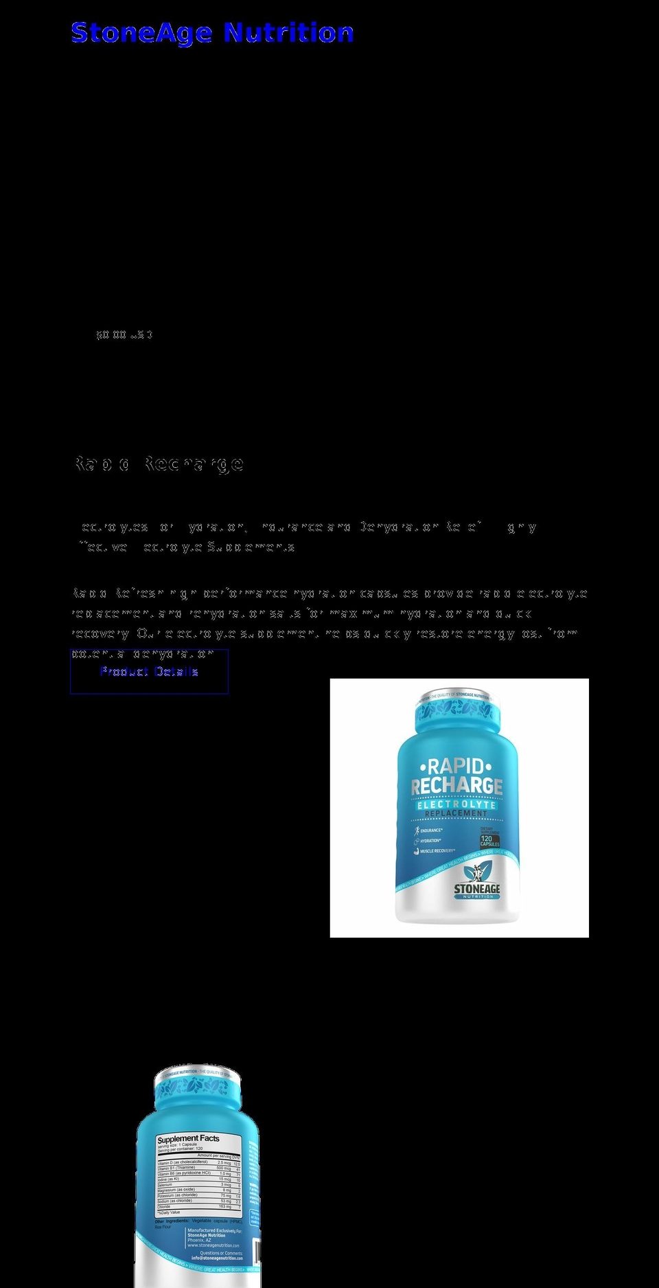 stoneagenutrition.com shopify website screenshot