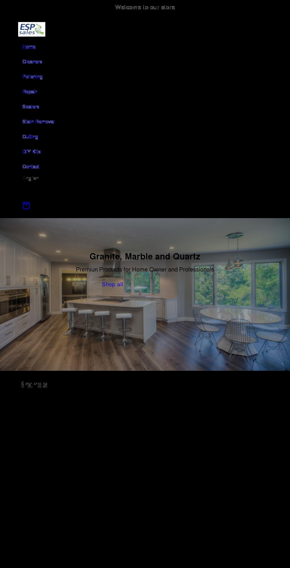stonecareproducts.com shopify website screenshot