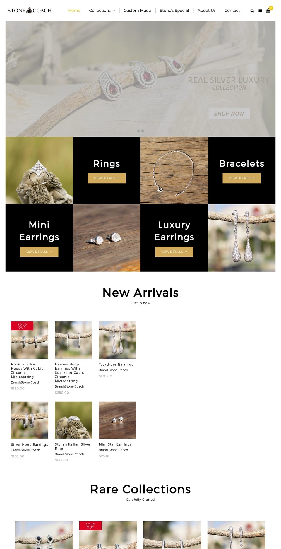 home-v1 Shopify theme site example stonecoach.com