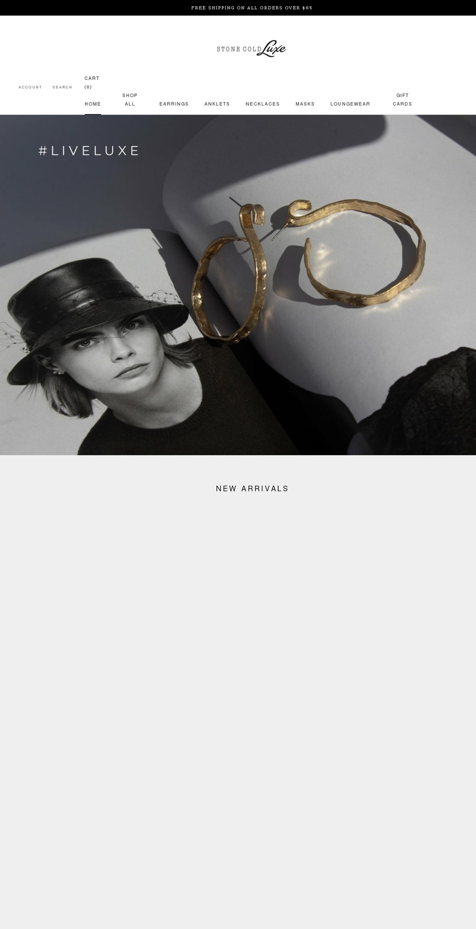 stonecoldluxe.com shopify website screenshot