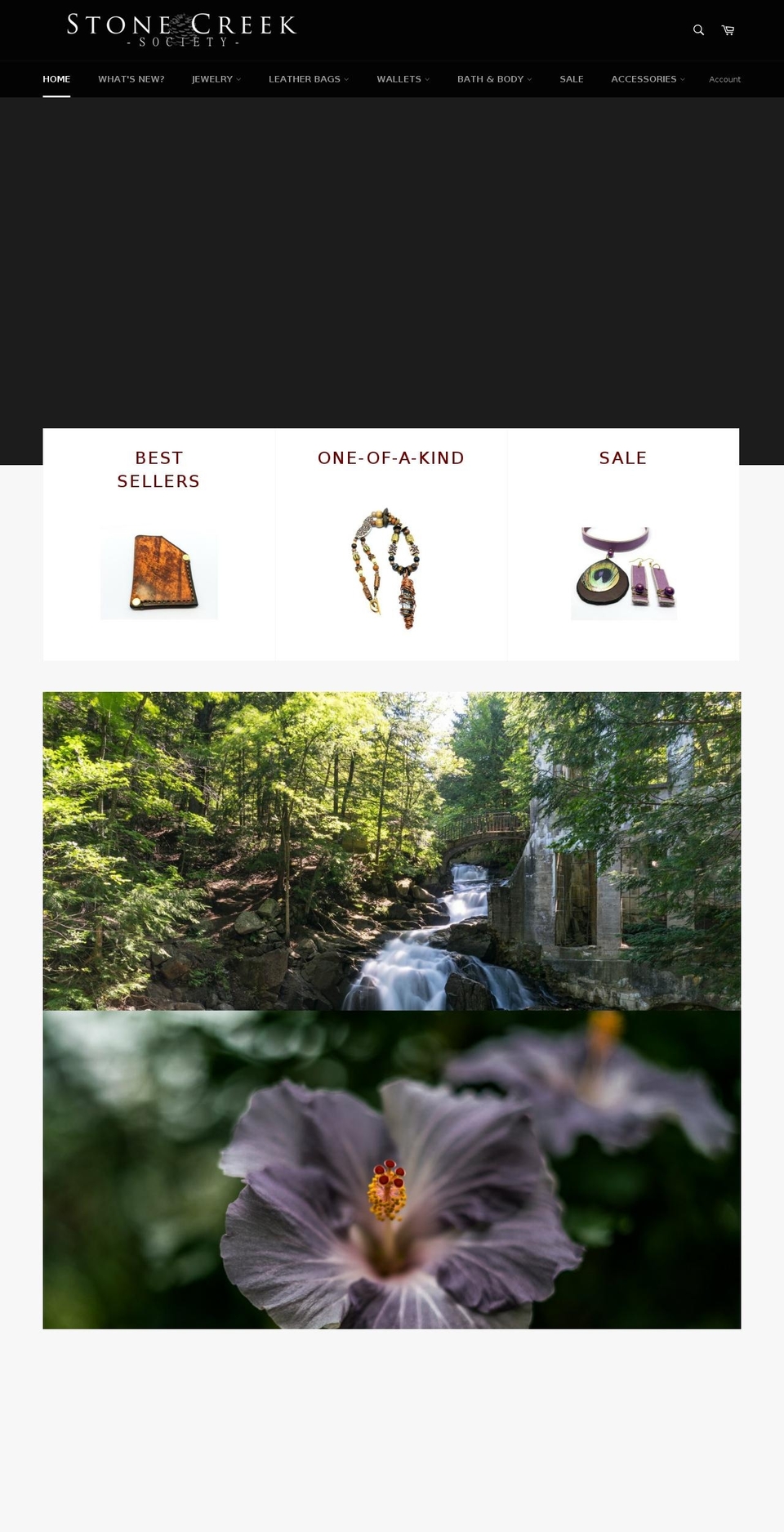 stonecreeksociety.com — Shopify storefront screenshot