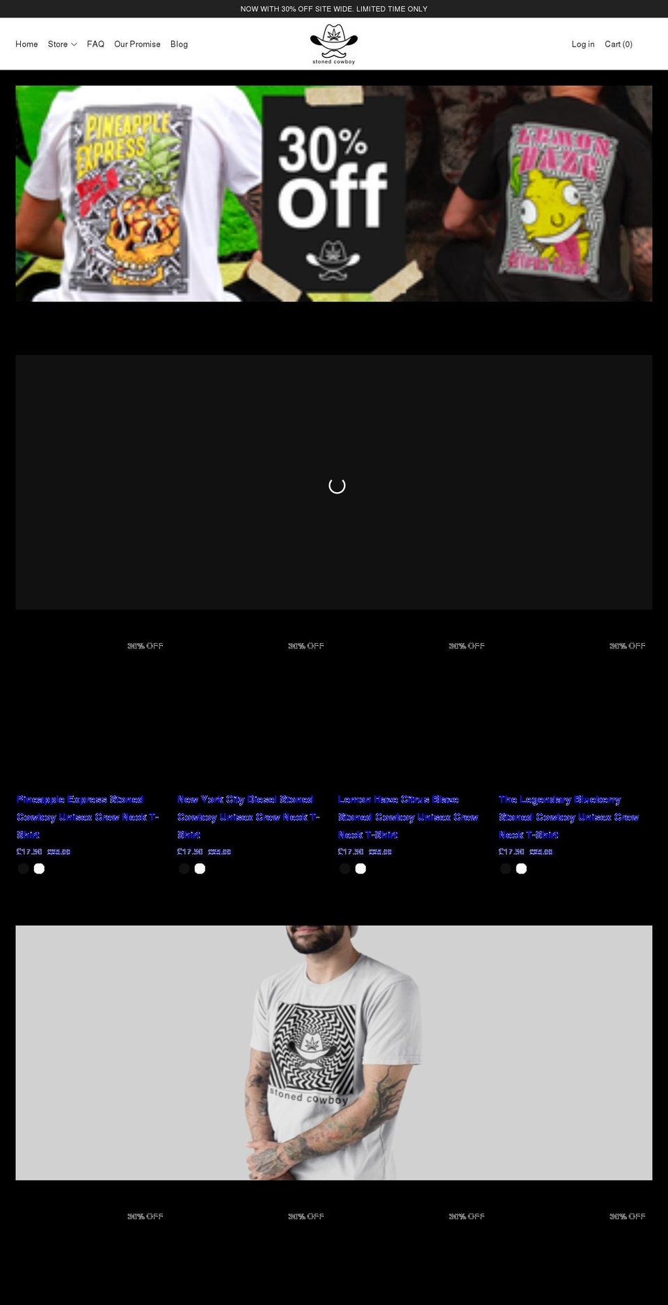 stonedcowboy.co.uk shopify website screenshot