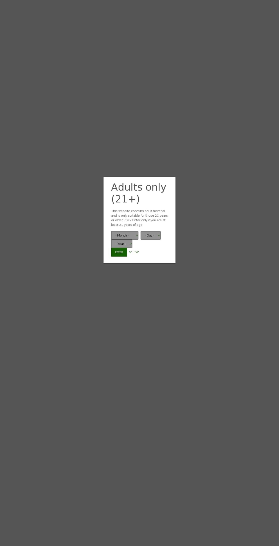 stonedstrength.com — Shopify storefront screenshot