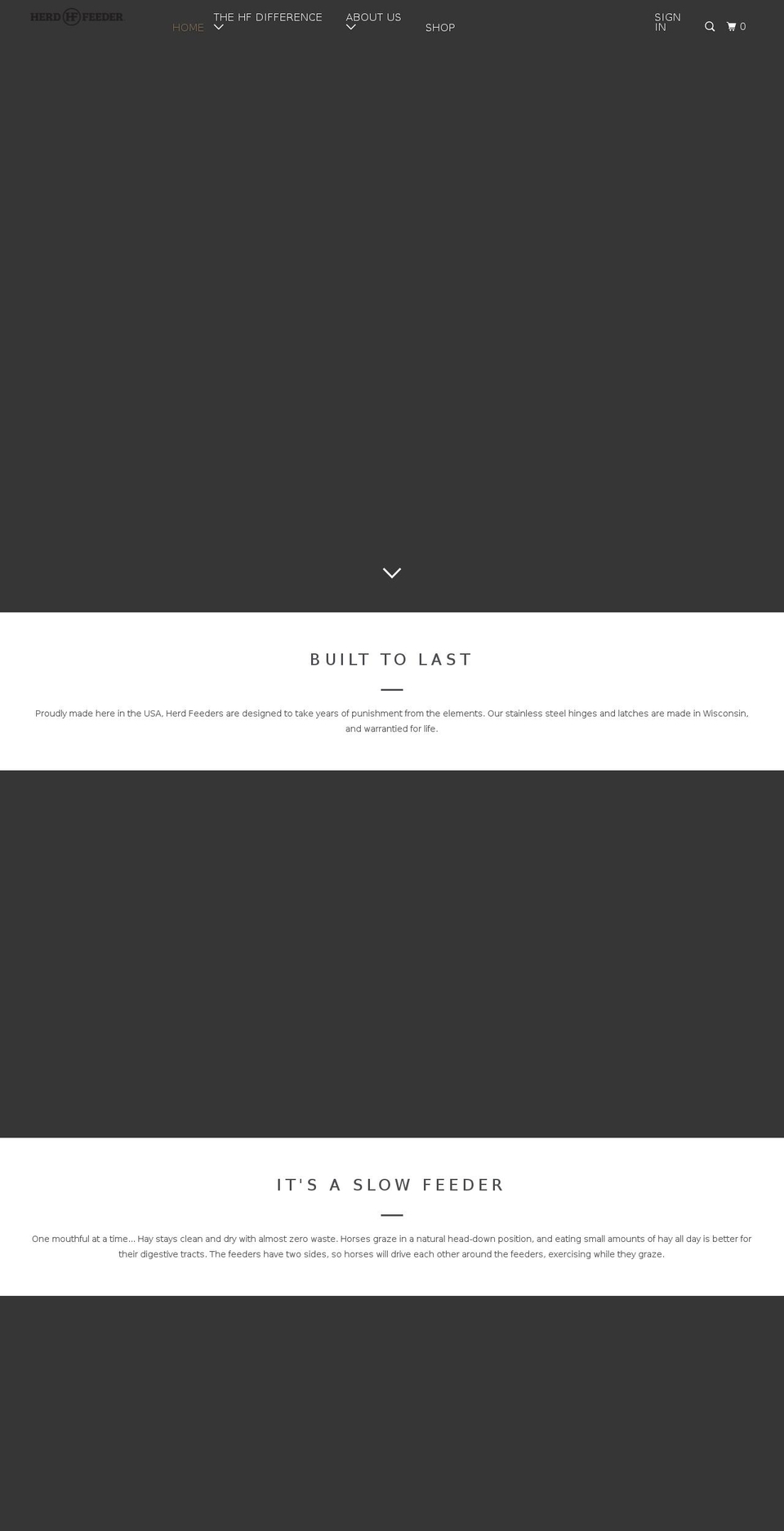 stonefeeder.com — Shopify storefront screenshot
