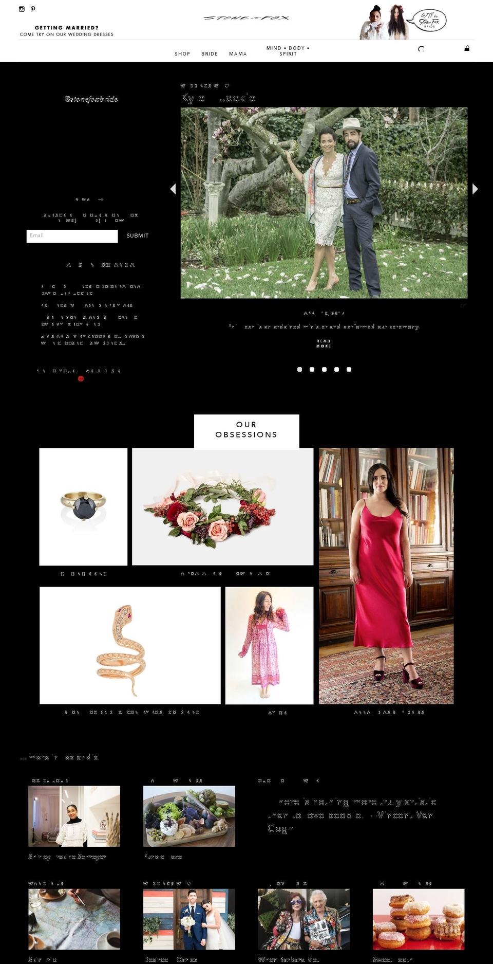 stonefox.com shopify website screenshot