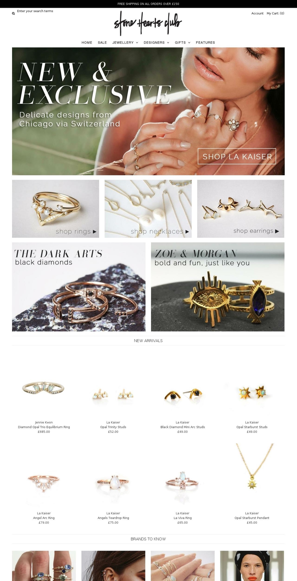 stoneheartsclub.com shopify website screenshot