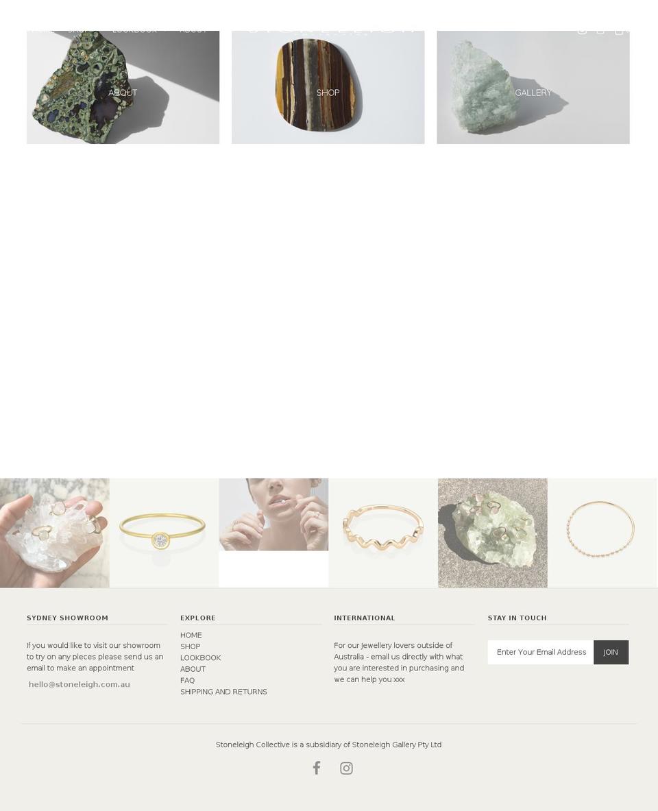 stoneleigh.com.au shopify website screenshot