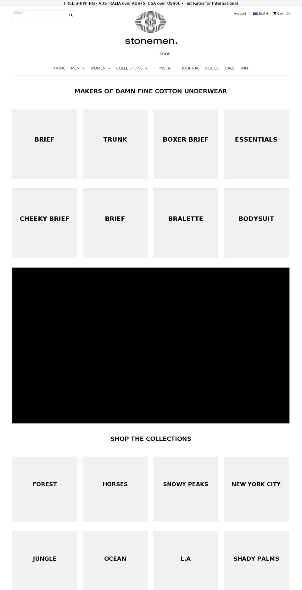 stonemen.com shopify website screenshot