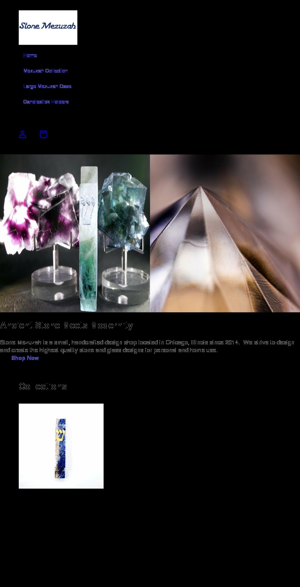 stonemezuzah.com — Shopify storefront screenshot
