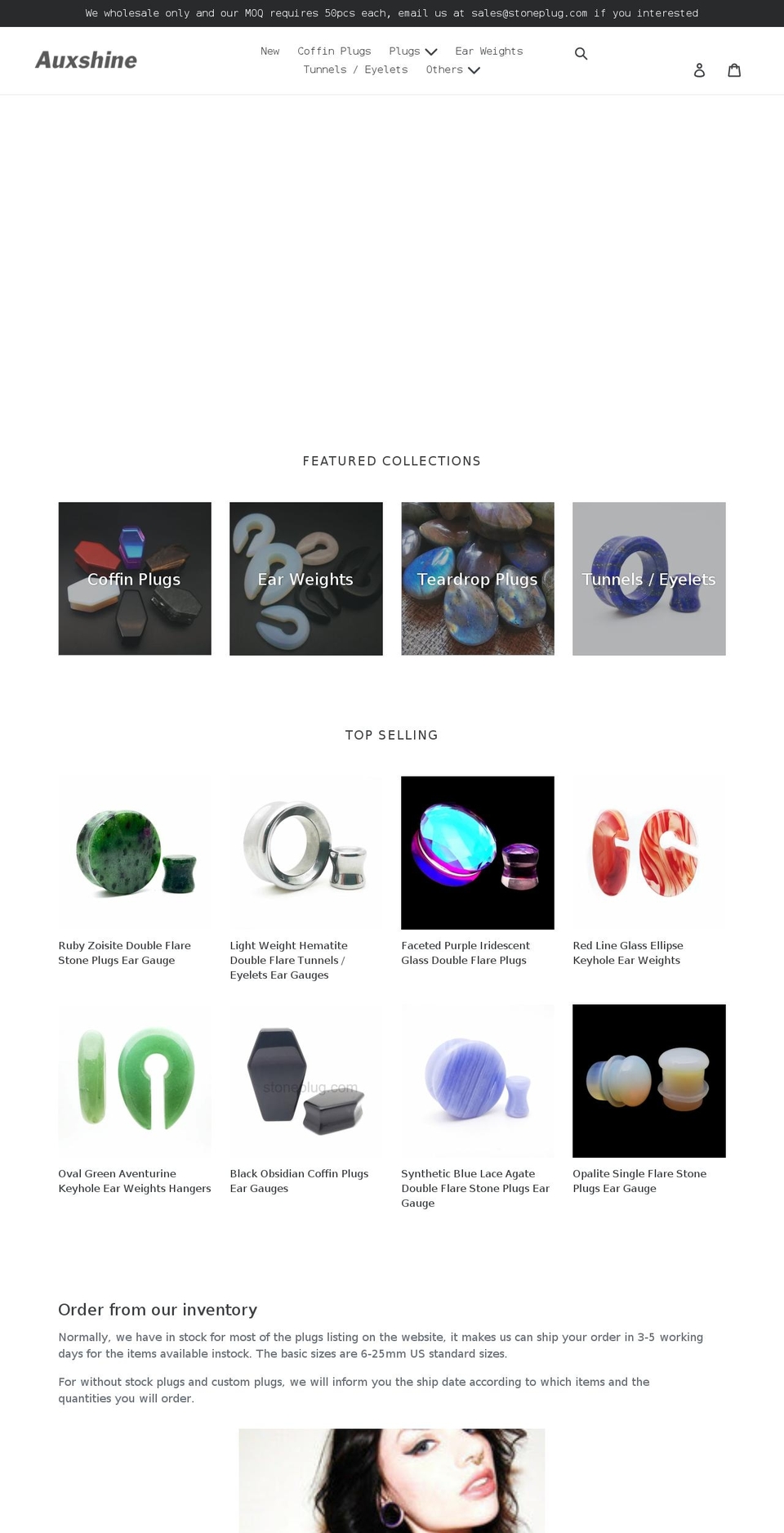 stoneplug.com shopify website screenshot