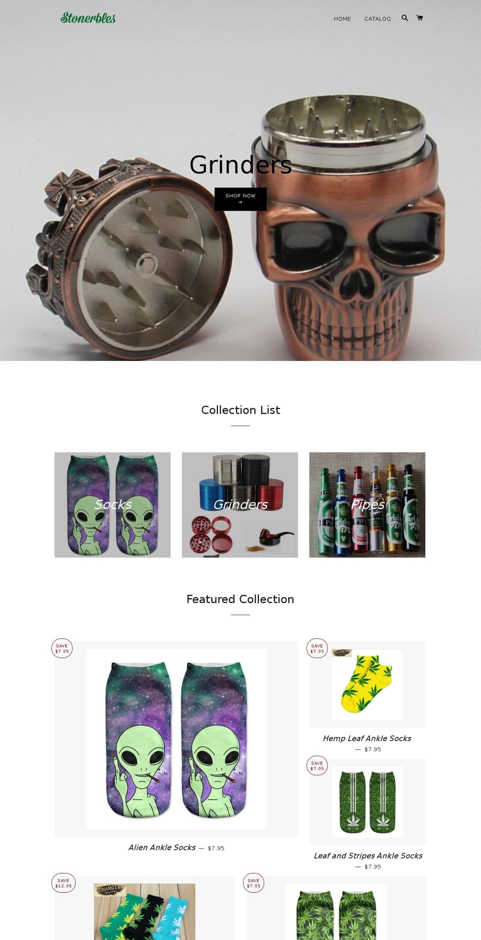 stonerbles.com shopify website screenshot