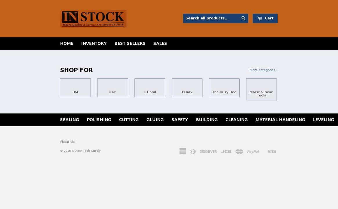 stoneshopsupply.com shopify website screenshot