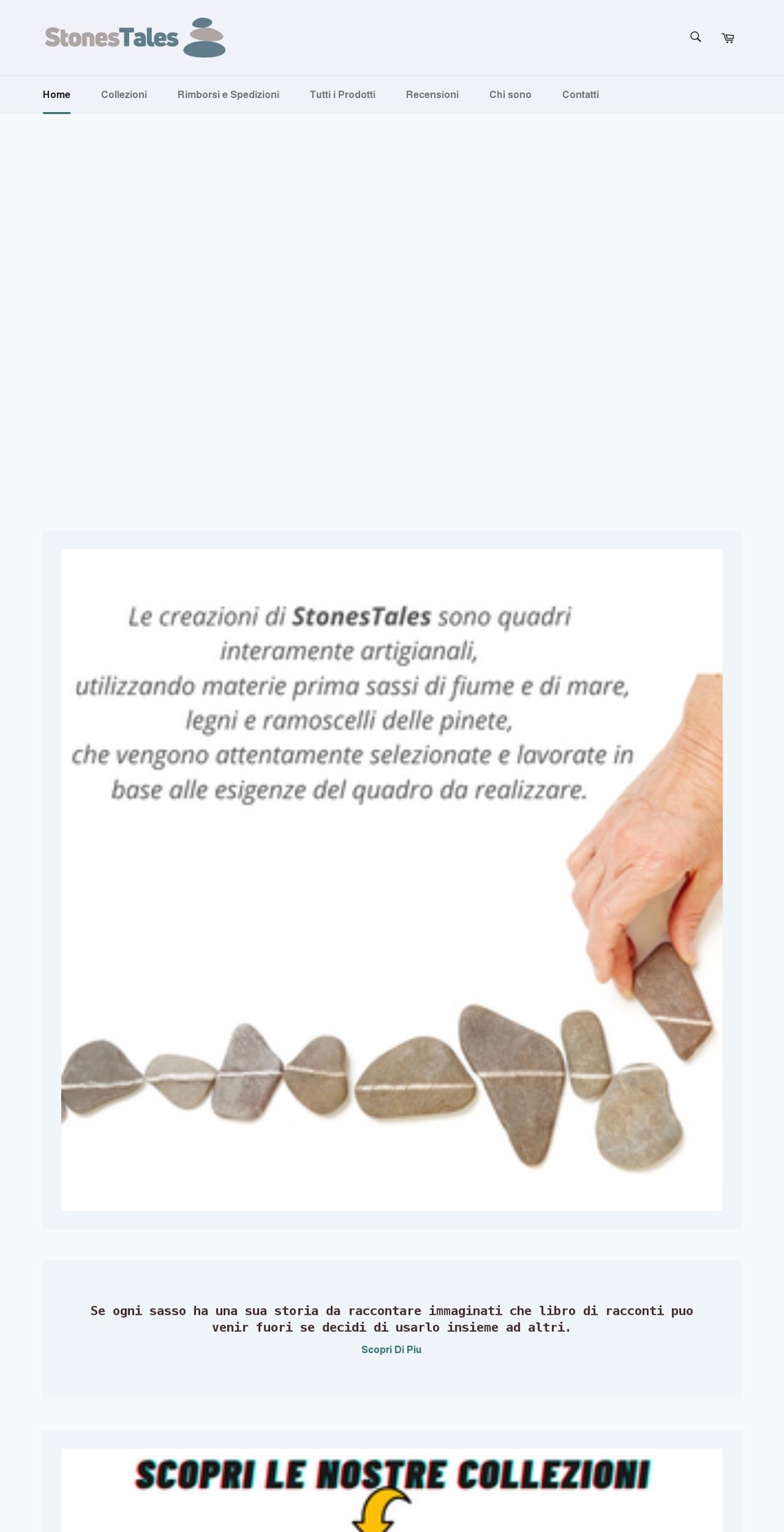 stonestales.com shopify website screenshot