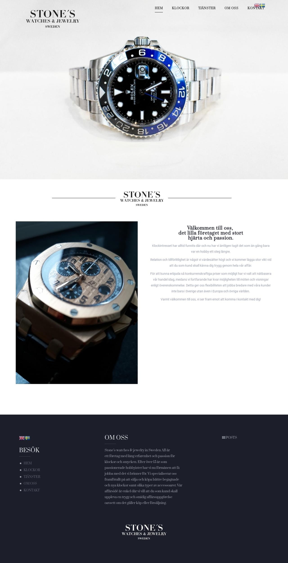 stoneswatches.com — Shopify storefront screenshot
