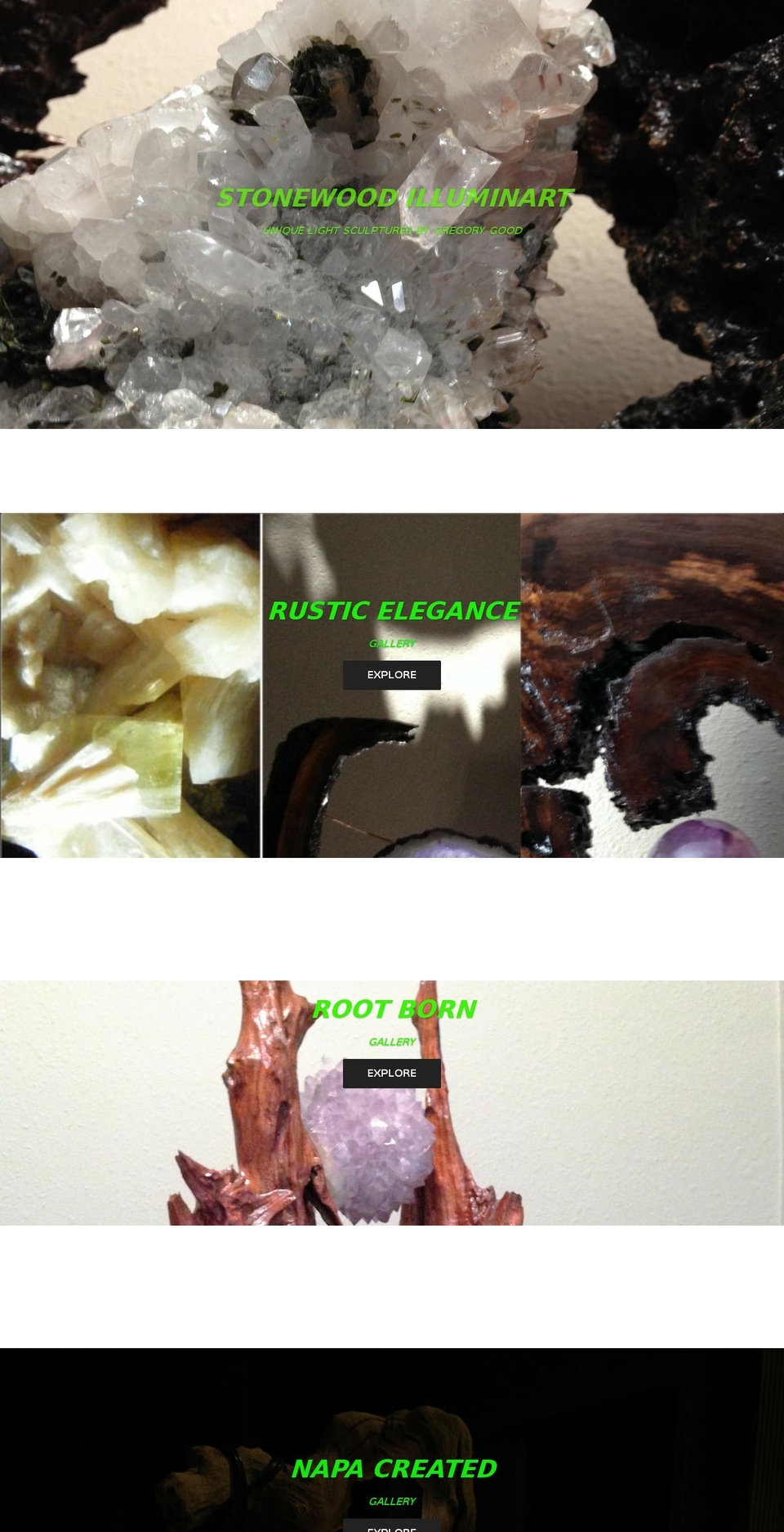 stonewoodgalleries.com shopify website screenshot