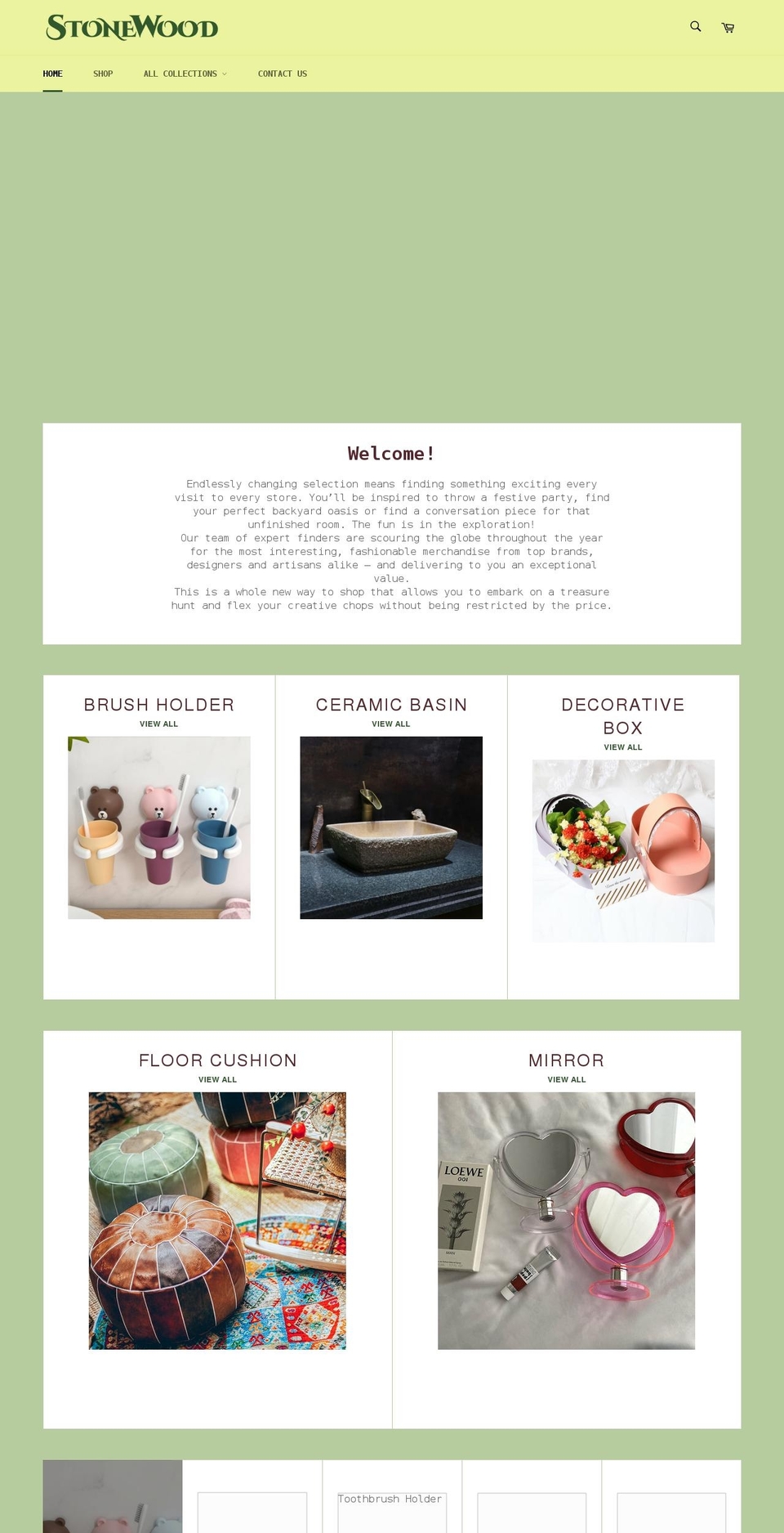 stonewoodlimited.com shopify website screenshot